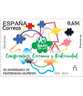 Sello de España 5388 FRATERNIDAD-MUPRESPA 90 Aniversario