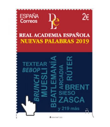 Sello de España 5390 Nuevas palabras Real Academia de la Lengua.