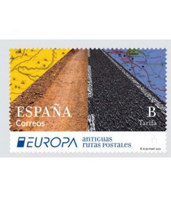 Sello de España 5402 Europa Antiguas Rutas Postales.