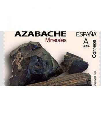 Sello de España 5404 Minerales. Azabache