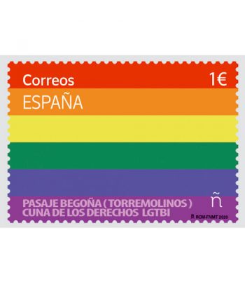 Sello de España 5412 Día internacional del Orgullo LGTBI.