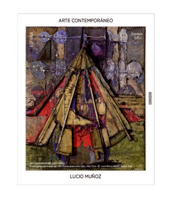 Sello de España 5414 HB Arte contemporáneo. Lucio Muñoz