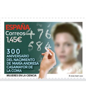 Sello de España 5416 Mujeres y Ciencia. María Andresa Casamayor