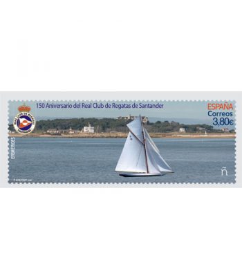 Sello de España 5417 150 Aniversario del Real Club de Regatas