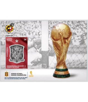 Sello de España 5429 Centenario de la Selección Española de