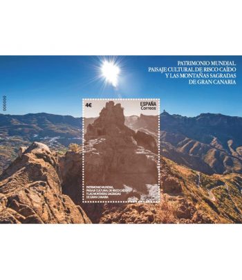 Sello de España 5438 Patrimonio mundial. Risco Caído y Montañas