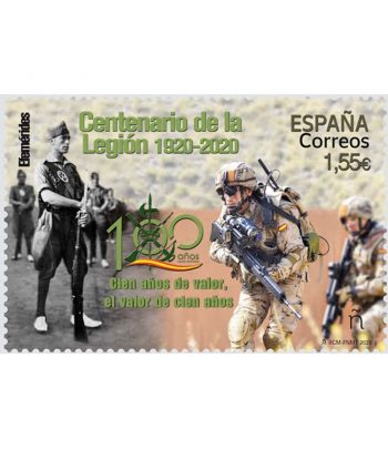 Sello de España 5440 Efemérides. Centenario de la Legión