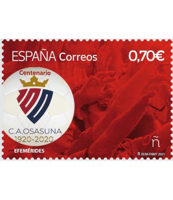 Sello de España 5452 Centenario Club Atlético Osasuna