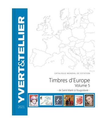 YVERT ET TELLIER Catálogo de sellos Europa San Marino a