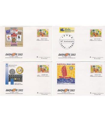 Sobre Entero Postal 077 a,b,c,d Barnafil 2002