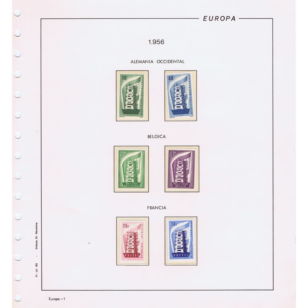 Colección de Sellos de Tema Europa año 1956 a 1995  - 2