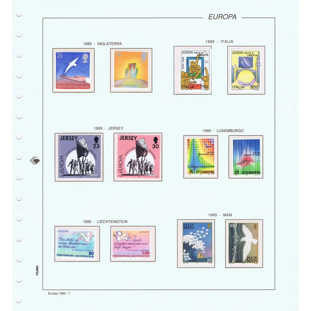 Colección de Sellos de Tema Europa año 1956 a 1995  - 10