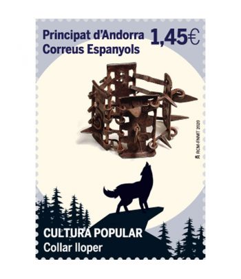 Andorra Española 495 Cultura popular. Collar lloper