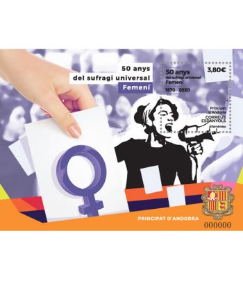 Andorra Española 498 HB 50 anys del sufragi universal femeni