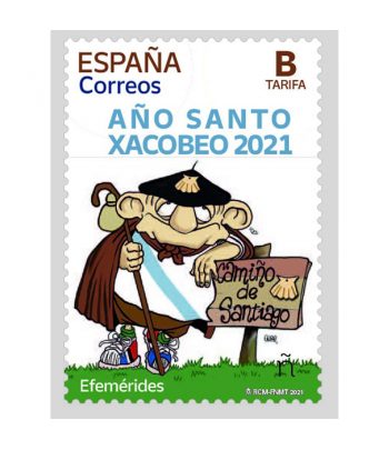 Sello de España 5488 Año Santo Xacobeo 2021