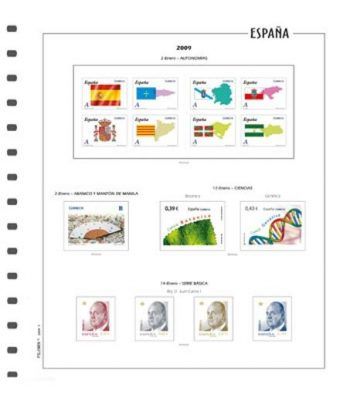 FILOBER suplemento sellos España Color año 2021 1ªparte sin