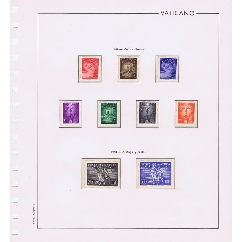 Vaticano colección de sellos del año 1929 al 1985