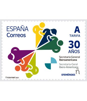 Sello de España 5510 30 años de las Cumbres Iberoamericanas
