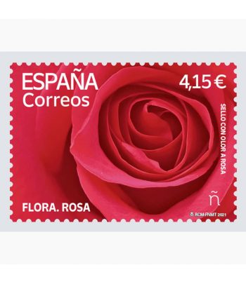 Sello de España 5517 Flora. Rosa