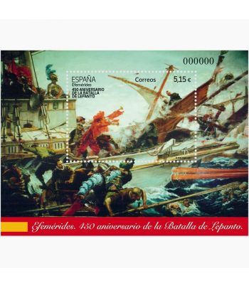 Sello de España 5524 450 aniversario Batalla de Lepanto