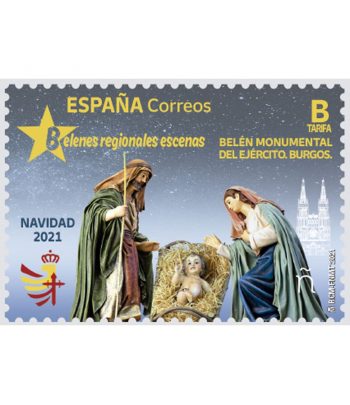 Sello de España 5533/34 Navidad 2021