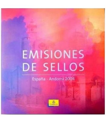 Libro de Sellos España y Andorra Correos 2004