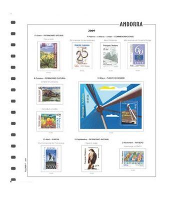 Filober Suplemento Color Andorra Española 2021 con protectores