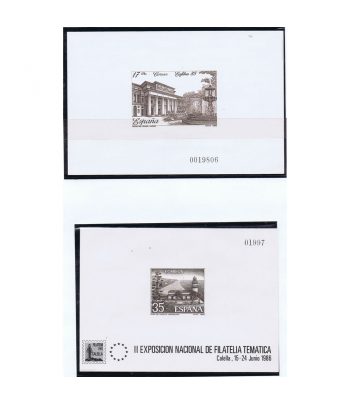Colección sellos España Pruebas de Lujo 1980 a 1992  - 1 Filatelia.shop