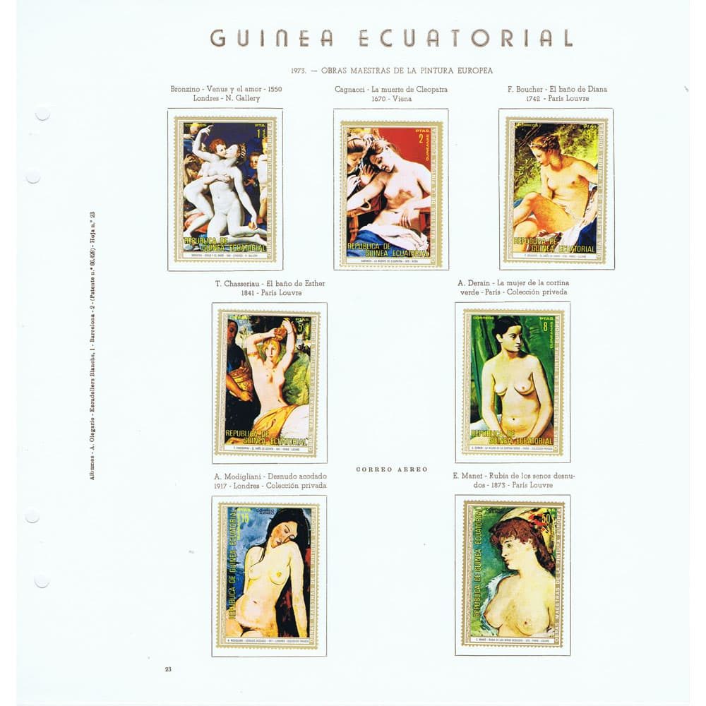 Colección de sellos de Temática variada de Guinea Ecuatorial  - 3 Filatelia.shop