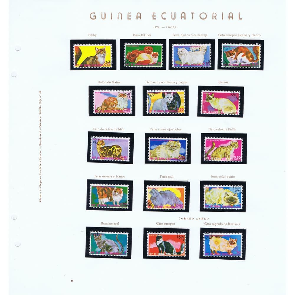 Colección de sellos de Temática variada de Guinea Ecuatorial  - 6 Filatelia.shop