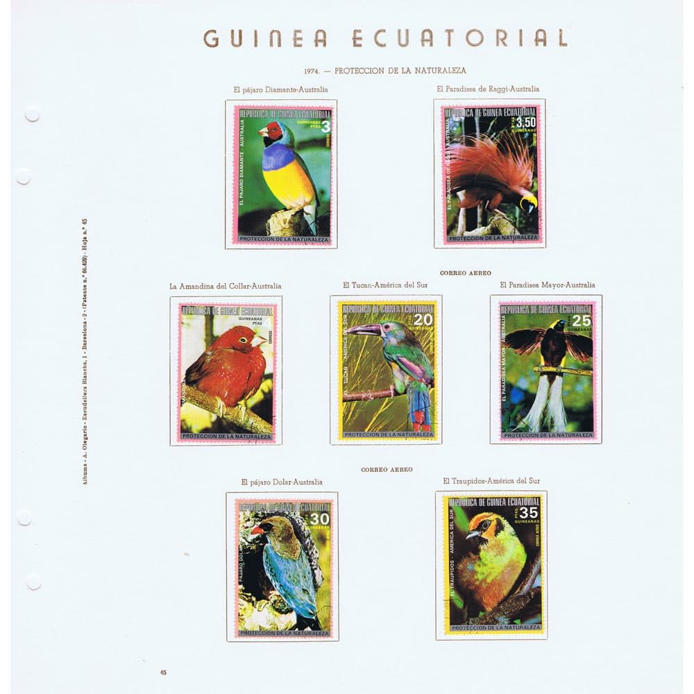 Colección de sellos de Temática variada de Guinea Ecuatorial  - 7 Filatelia.shop
