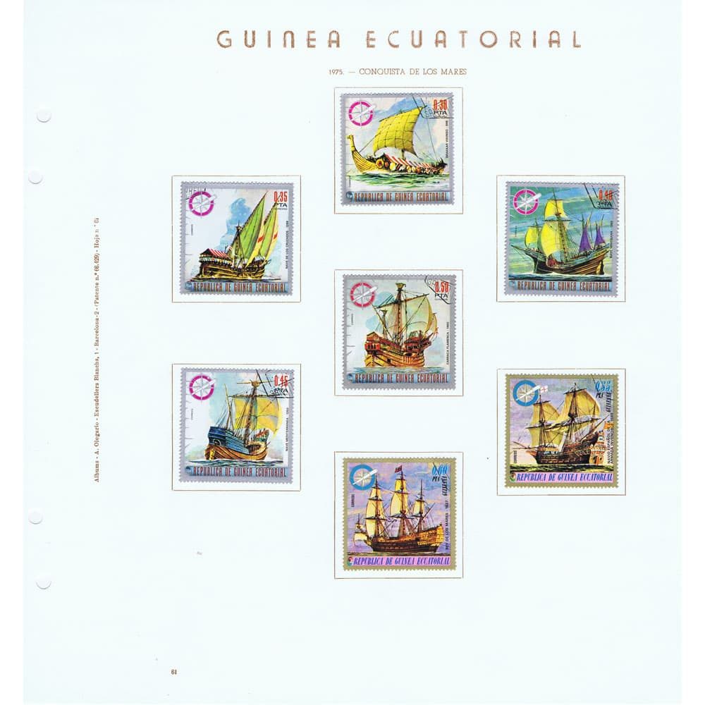 Colección de sellos de Temática variada de Guinea Ecuatorial  - 8 Filatelia.shop
