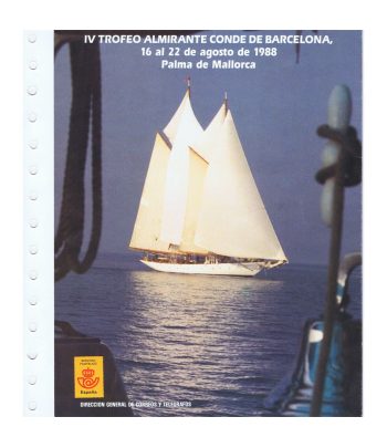 Documento nº10 año 1988 IV Trofeo Conde de Barcelona  - 1 Filatelia.shop