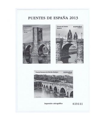 Prueba lujo 110A Calcografía Puentes 2013