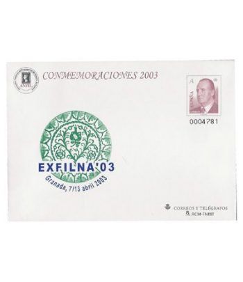 Sobre Entero Postal 084 Exfilna 2003  - 2