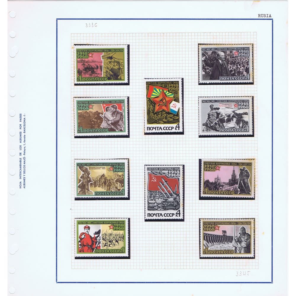 Colección Rusia sellos año 1966 a 1969  - 3 Filatelia.shop