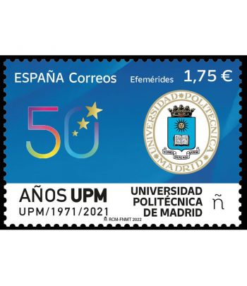 Sello de España 5567 Aniversario Universidad Politécnica Madrid