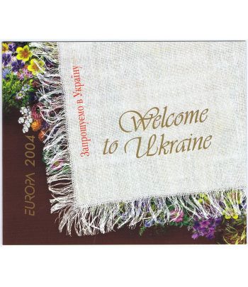 Europa 2004 Ucrania. Carnet Bienvenidos a Ucrania.  - 1 Filatelia.shop