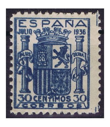 Sello de España 801 Escudo de España. Falso