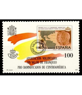 1998 Sello de España Solidaridad con Centroamérica