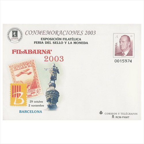 Sobre Entero Postal 088 Filabarna 2003  - 2