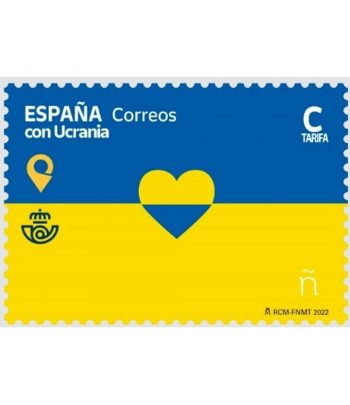 Sello de España 5579 España con Ucrania  - 1 Filatelia.shop