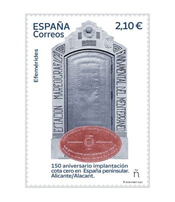 Sello de España 5583 150 Aniversario implantación COTA Cero  - 1 Filatelia.shop