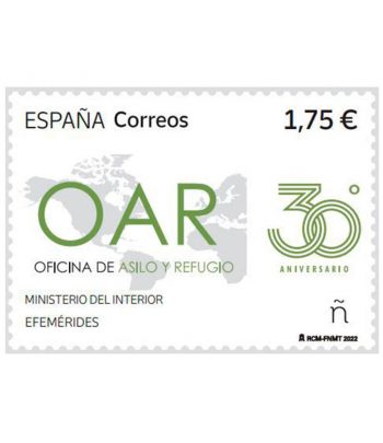 Sello de España 5590 30 Años de la oficina de Asilo y Refugio  - 1 Filatelia.shop