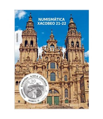 Sello de España 5596 Numismática. Xacobeo 21-22.  - 1 Filatelia.shop