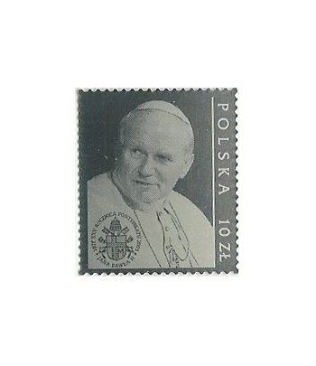 Polonia 2003 Sello de plata Juan Pablo II. Conjunta Vaticano.