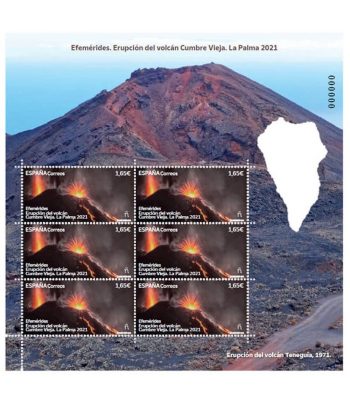Sello de España 5604 Volcán Cumbre Vieja 2021. La Palma.  - 1 Filatelia.shop