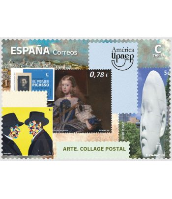 Sello de España 5611 America UPAEP 2021. Collage Postal.  - 1 Filatelia.shop