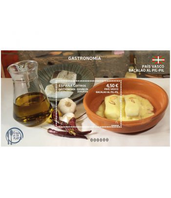 Sello de España 5616 HB País Vasco: Bacalao pil-pil  - 1 Filatelia.shop