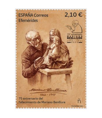 Sello de España 5624 75 Aniversario fallecimiento Benlliure  - 1 Filatelia.shop